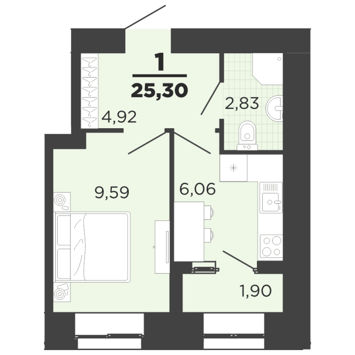 ЖК «Юный», корпус 9, №298