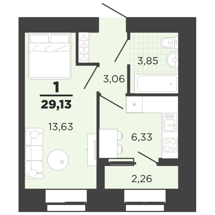 ЖК &laquo;Юный&raquo;, корпус 9, №268