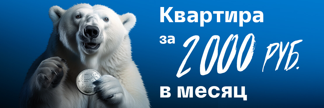 Квартира за 2000 рублей