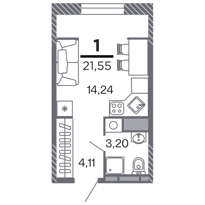 Жилой дом «Кипарис», №50