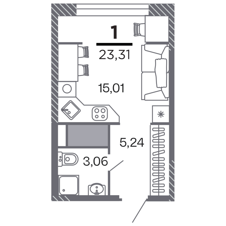 Жилой дом «Кипарис», №274