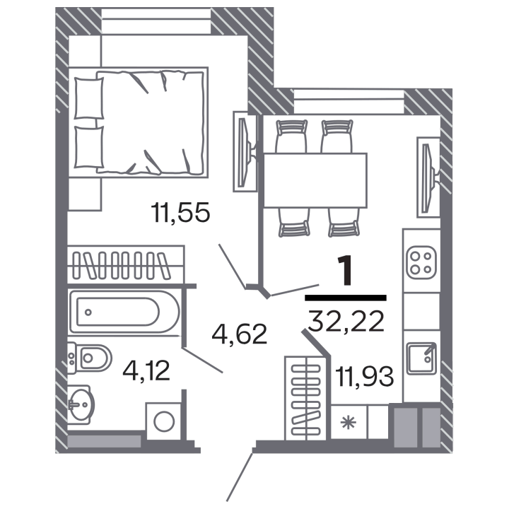 Жилой дом «Кипарис», №11