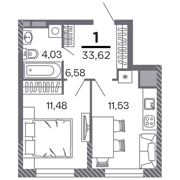 Жилой дом «Кипарис», №3