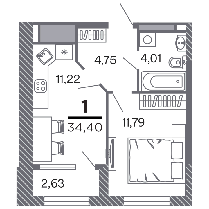 Жилой дом «Кипарис», №348