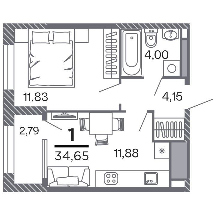 Жилой дом «Кипарис», №332