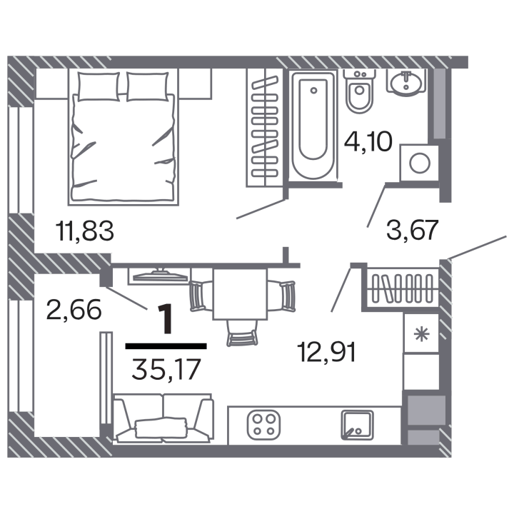 Жилой дом «Кипарис», №7