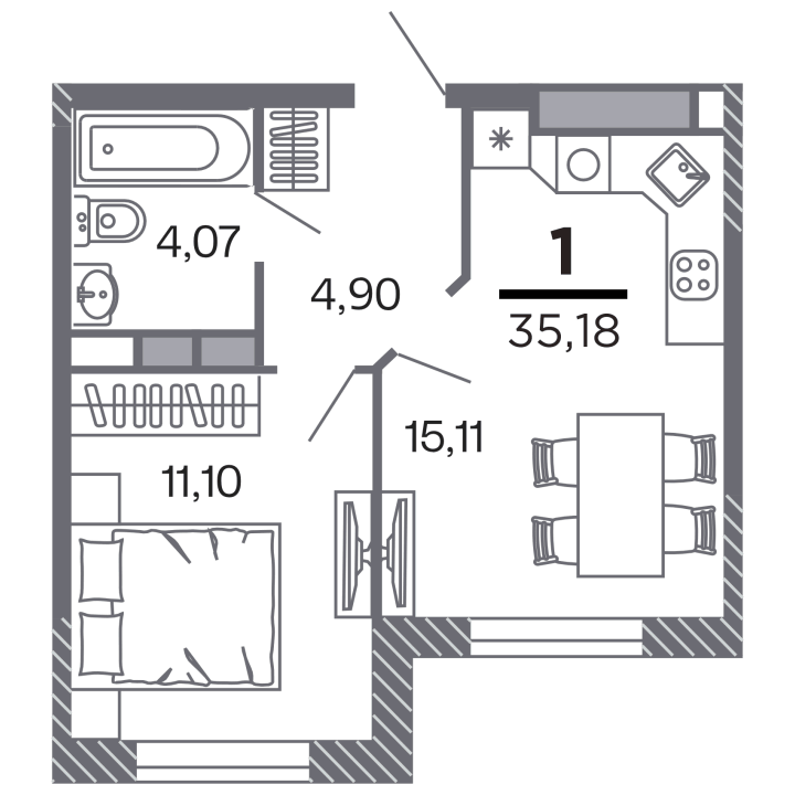 Жилой дом «Кипарис», №264