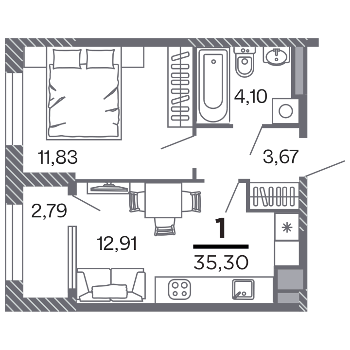 Жилой дом «Кипарис», №46