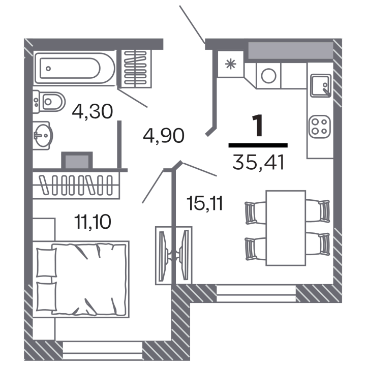 Жилой дом «Кипарис», №176