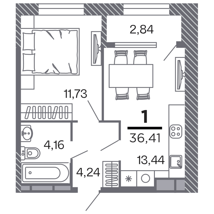 Жилой дом «Кипарис», №95