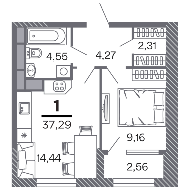 Жилой дом «Кипарис», №19
