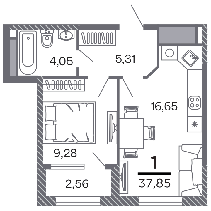 Жилой дом «Кипарис», №323