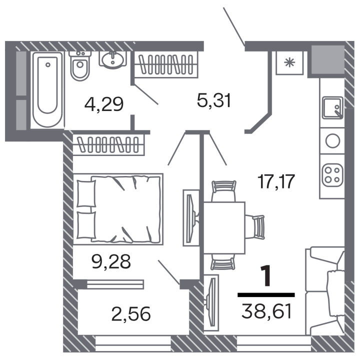 Жилой дом «Кипарис», №2