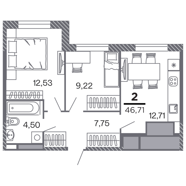 Жилой дом «Кипарис», №334