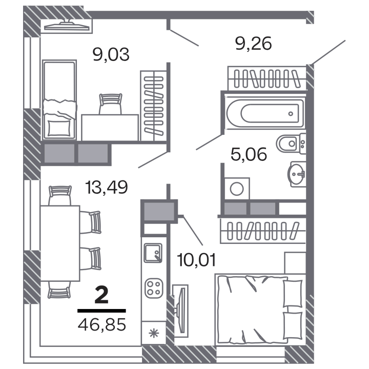 Жилой дом «Кипарис», №331