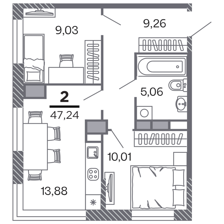 Жилой дом «Кипарис», №265