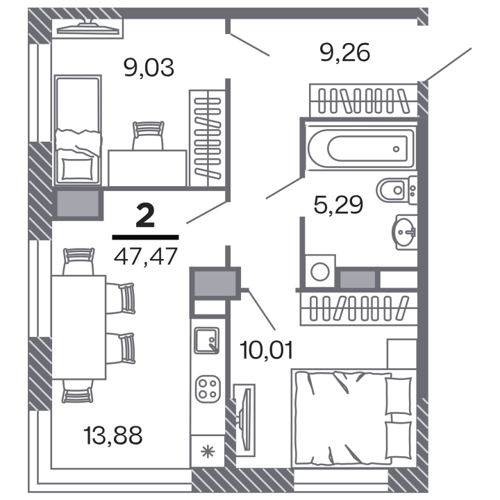 Жилой дом «Кипарис», №177