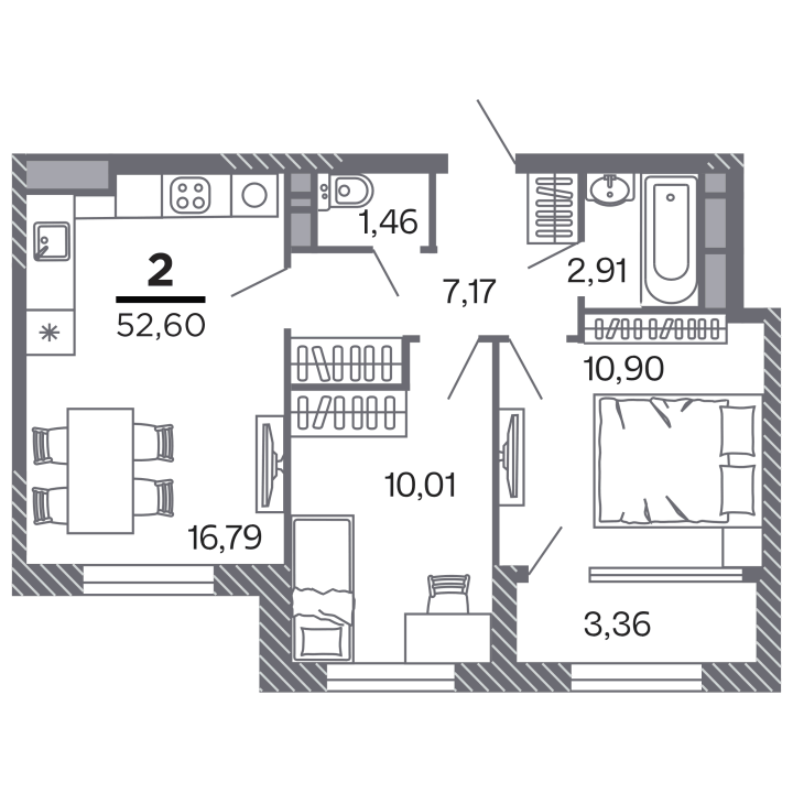 Жилой дом «Кипарис», №43