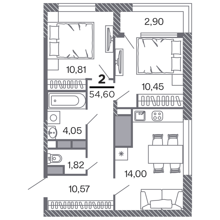 Жилой дом «Кипарис», №343