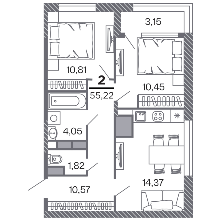 Жилой дом «Кипарис», №277