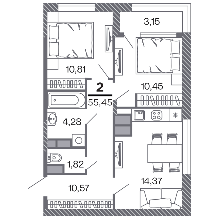 Жилой дом «Кипарис», №189