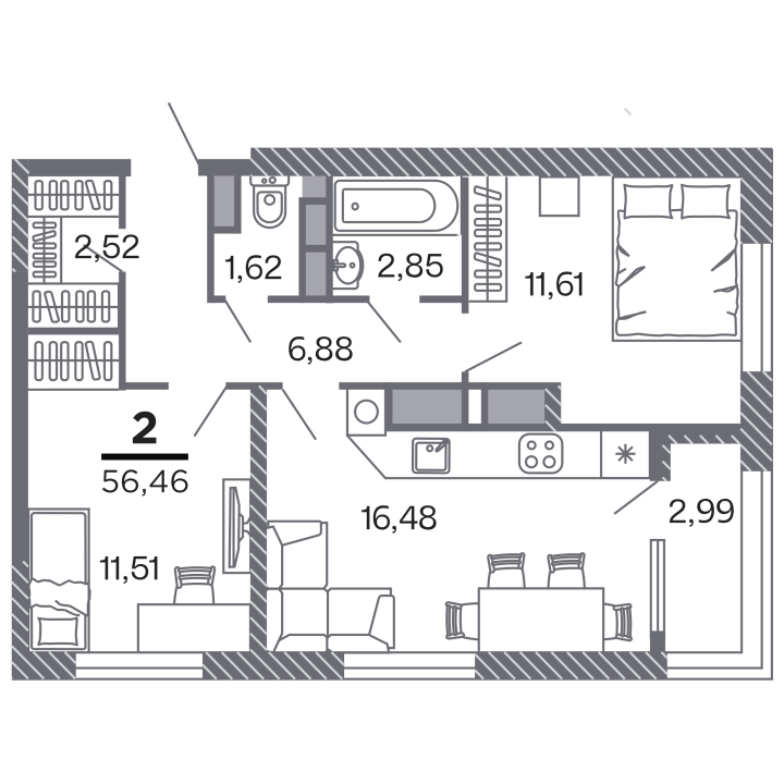 Жилой дом «Кипарис», №256