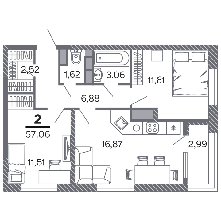 Жилой дом «Кипарис», №36