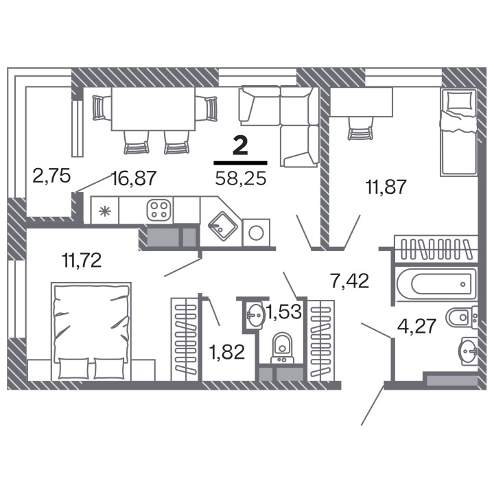 Жилой дом «Кипарис», №8